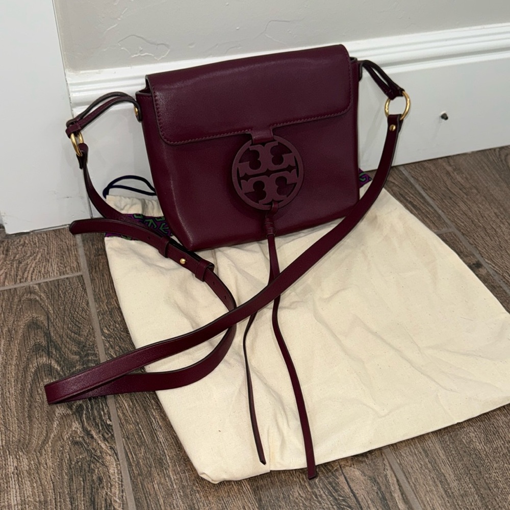 Tory Burch Royal Burgundy Miller Crossbody